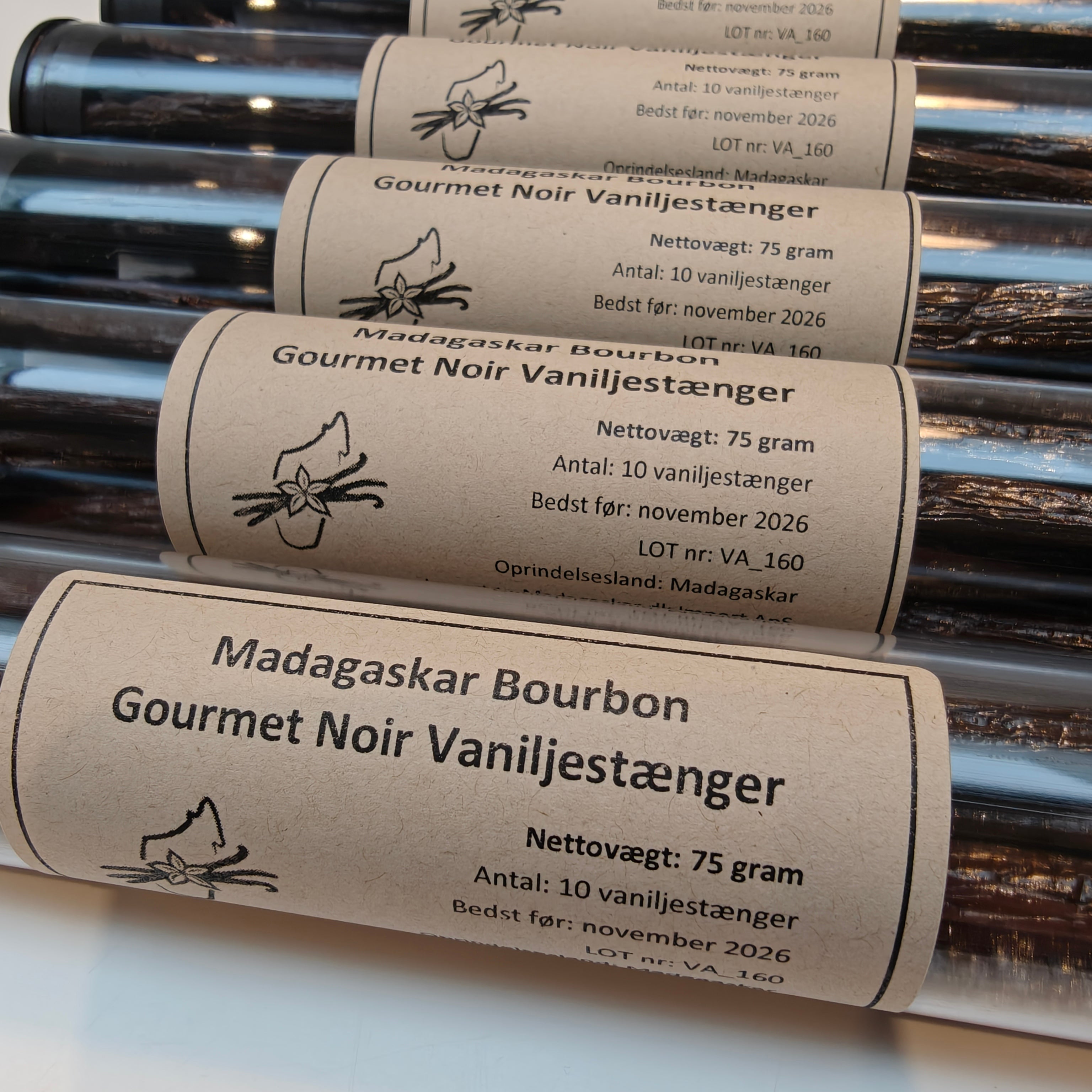 Madagaskar Gourmet Noir Vaniljestænger